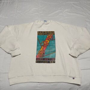 Vintage Russell Athletic Sweatshirt Size XL San Diego Crew Classic Mission Bay